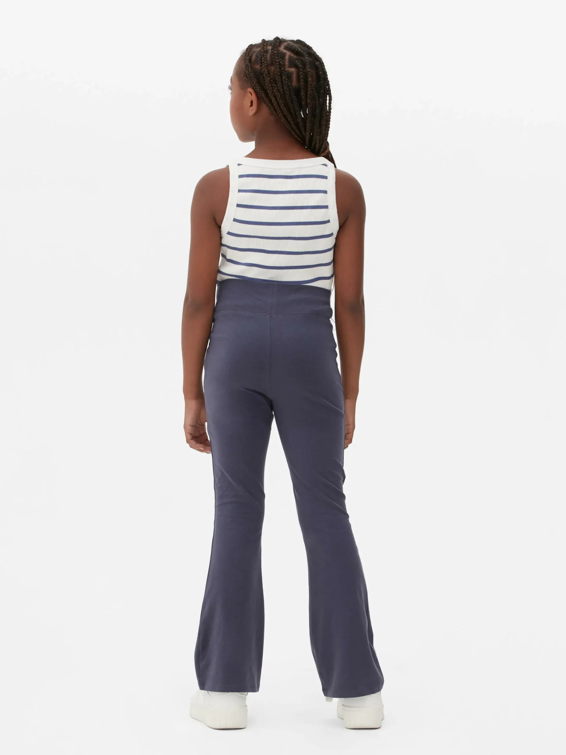 Jersey Legging Met Wijde Pijpen