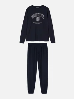 Jersey Pyjama Met Brooklyn-print