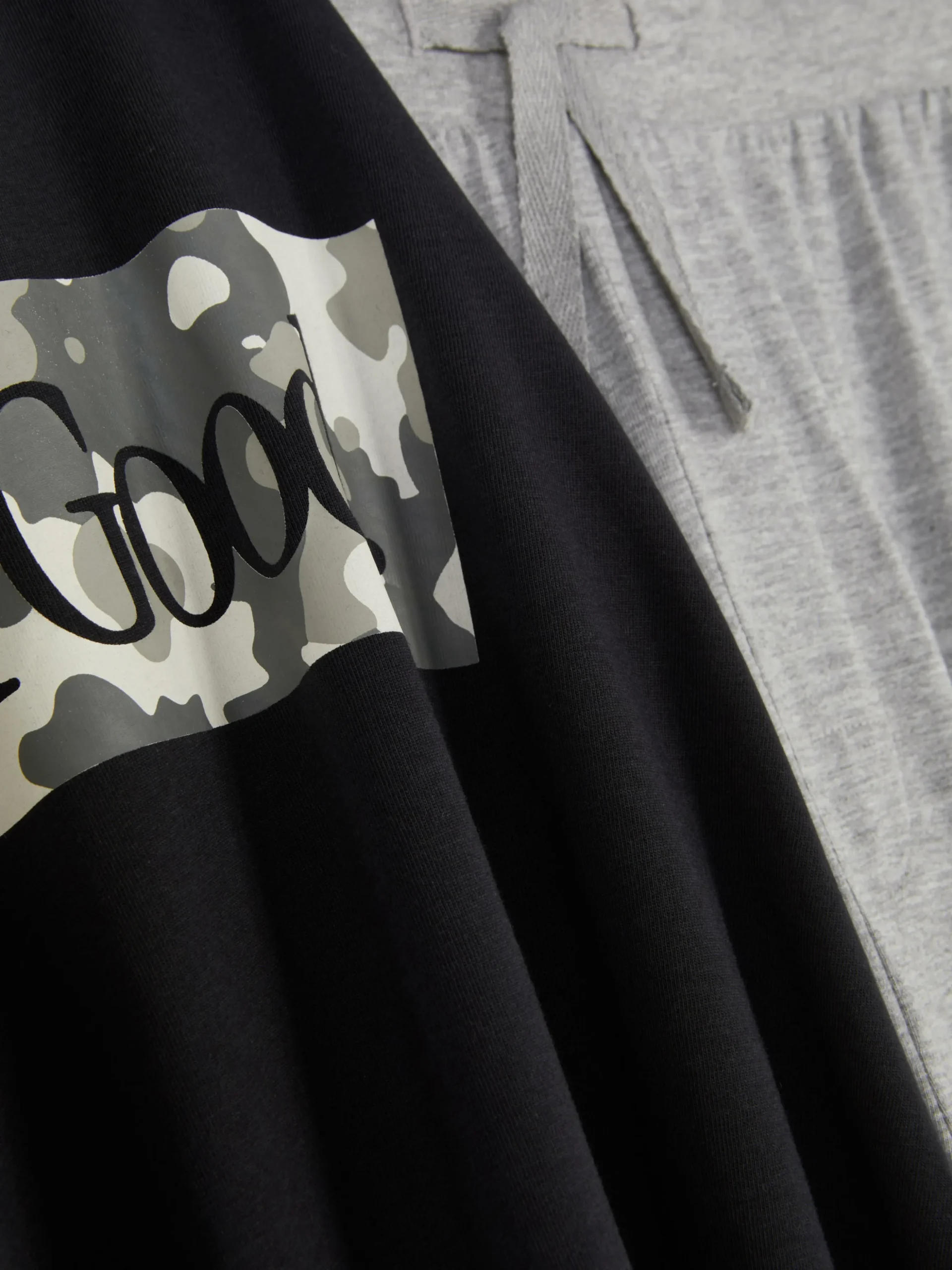 Jersey Pyjama Met Print