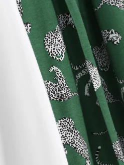 Jersey Pyjama Met Print En Korte Mouwen