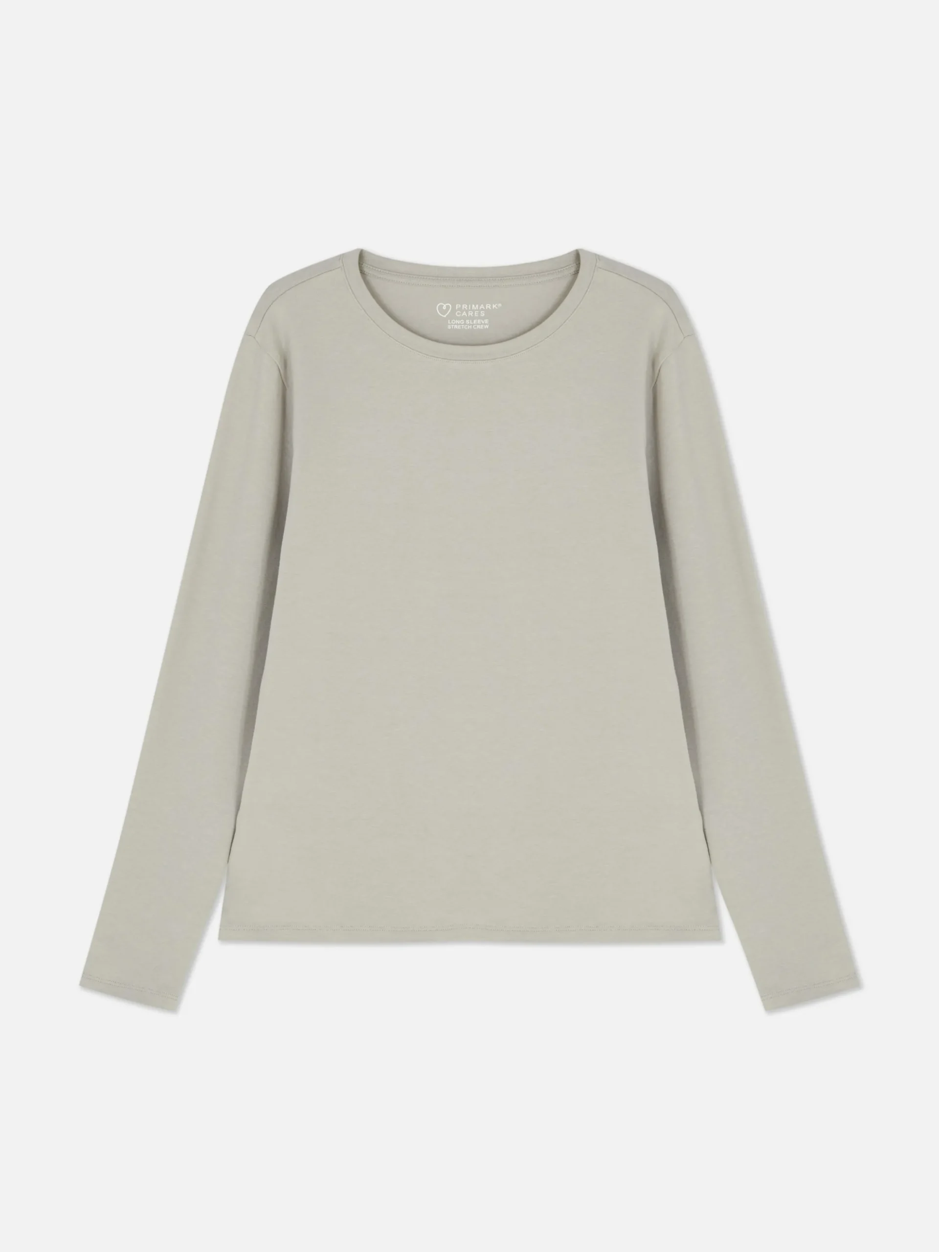 Jersey Top Met Stretch En Lange Mouwen