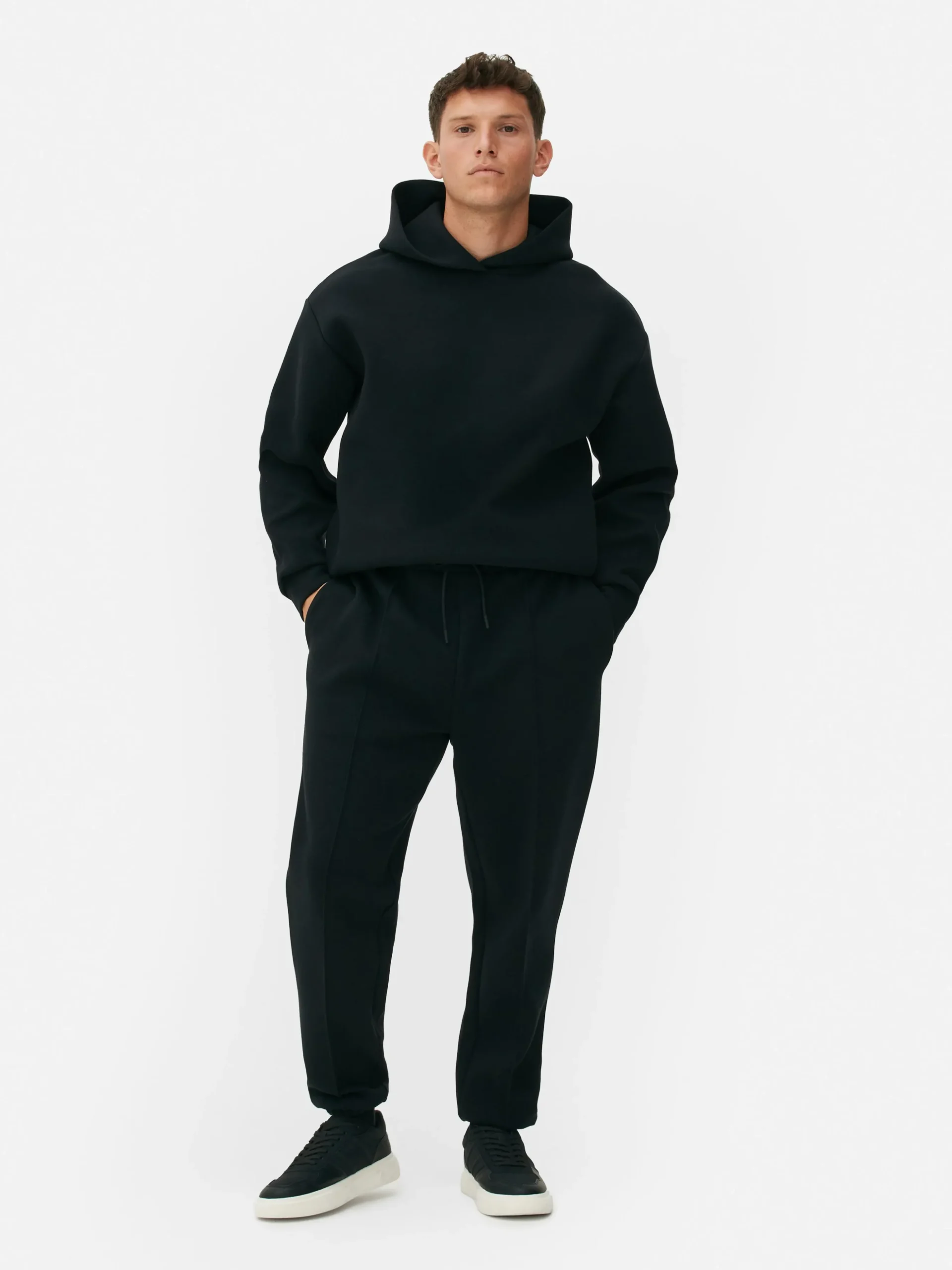 Joggingbroek Met Boord En Gepaspelde Naad Kem