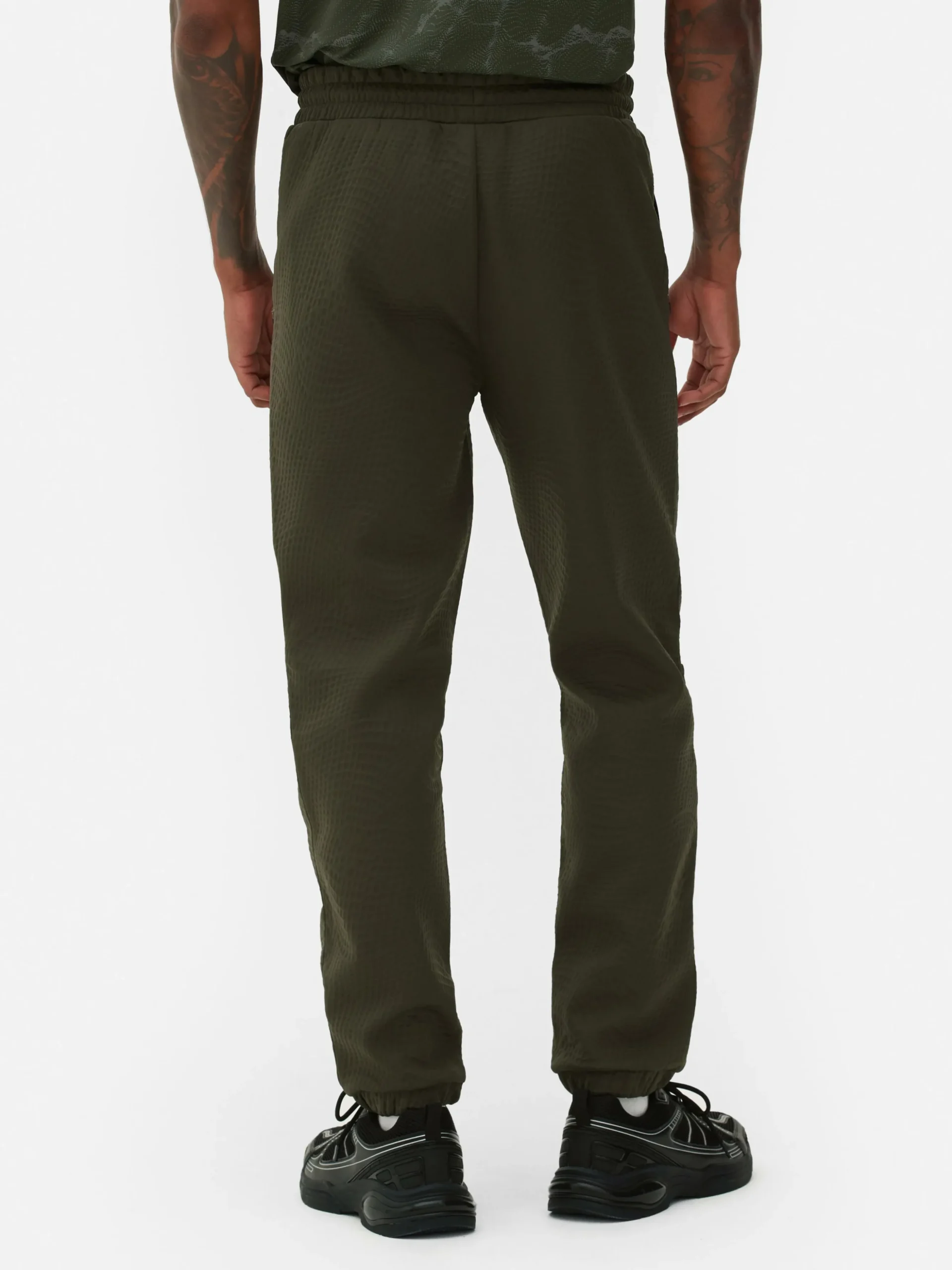 Joggingbroek Met Elastische Taille En Textuur