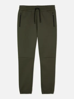 Joggingbroek Met Elastische Taille En Textuur