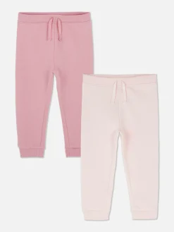 Joggingbroek Met Trekkoord En Boorden, Set Van 2