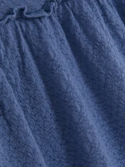 Jurk Van Getextureerde Jersey