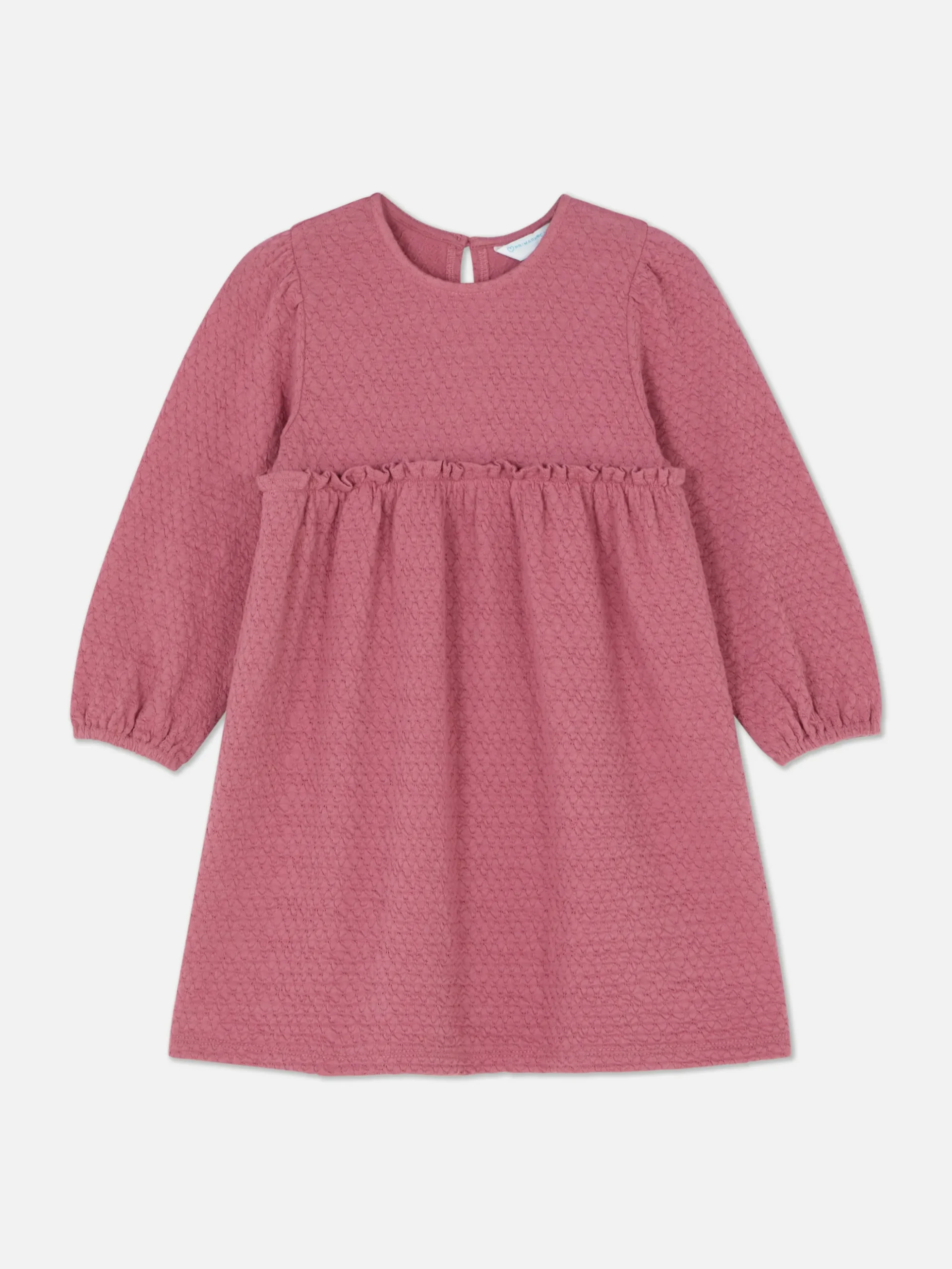 Jurk Van Getextureerde Jersey