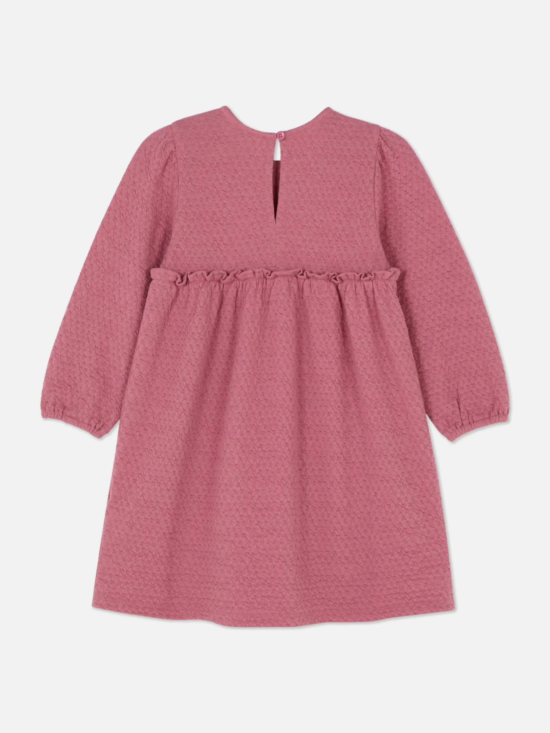 Jurk Van Getextureerde Jersey