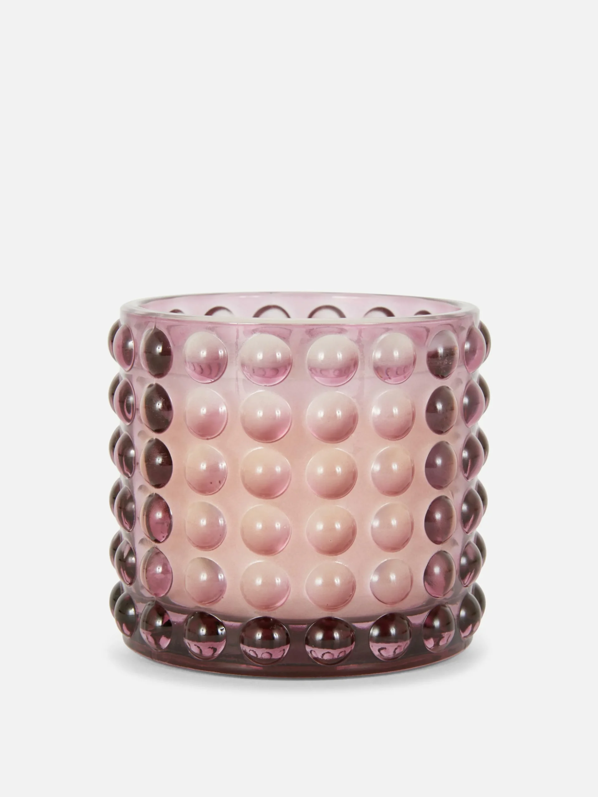 Kaars In Pot Met Bubbeltextuur