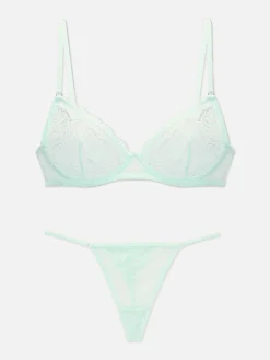 Kanten Beha Zonder Vulling En G-string, Set