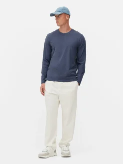 Katoenen T-shirt Met Lange Mouwen