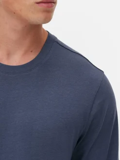 Katoenen T-shirt Met Lange Mouwen