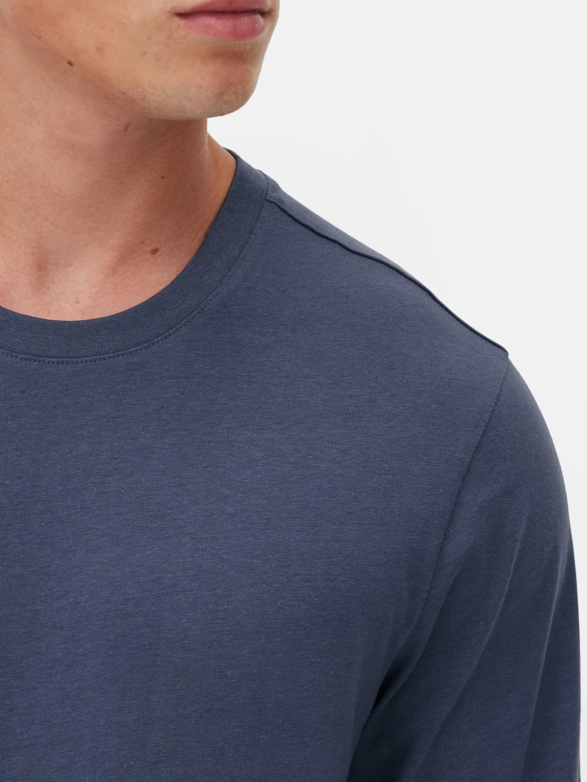 Katoenen T-shirt Met Lange Mouwen