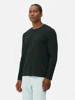 Katoenen T-shirt Met Lange Mouwen