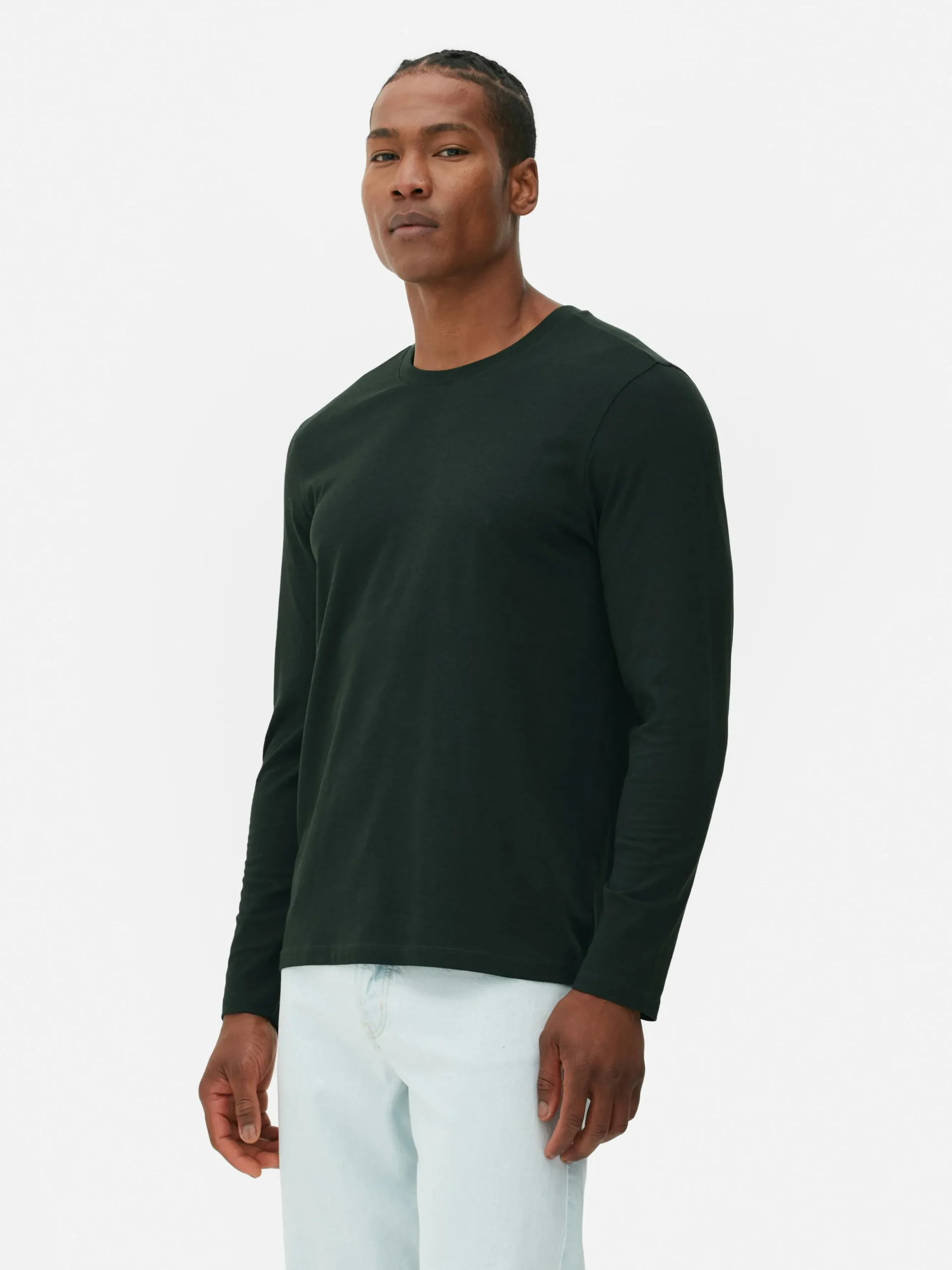 Katoenen T-shirt Met Lange Mouwen
