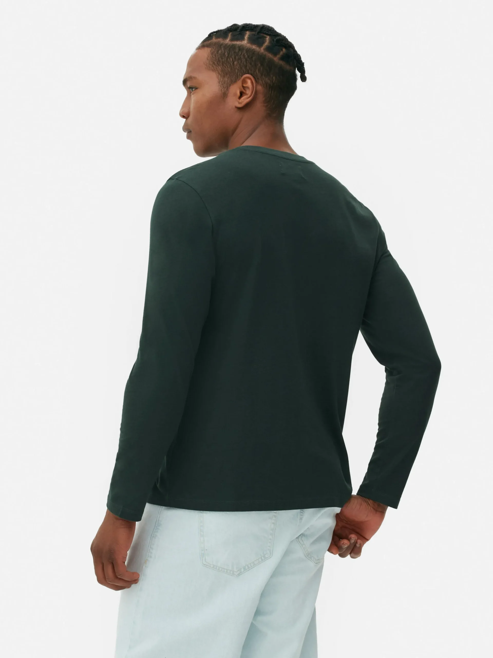 Katoenen T-shirt Met Lange Mouwen
