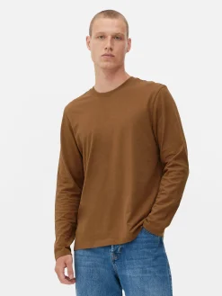 Katoenen T-shirt Met Lange Mouwen