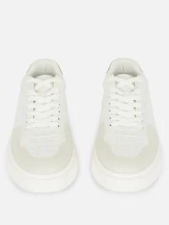 Kem Lage Sneakers Met Veters