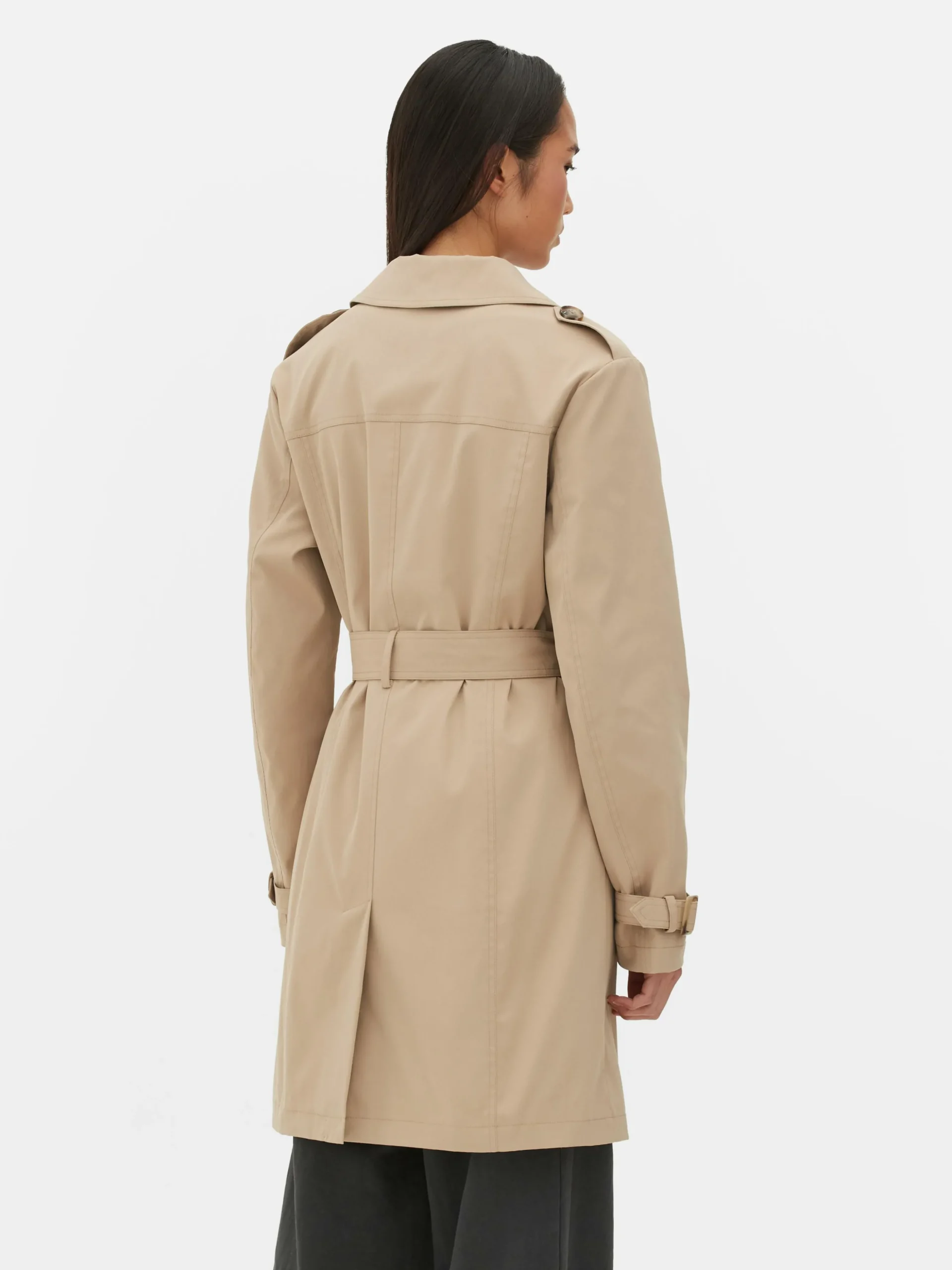 Klassieke Double-breasted Regenjas