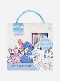 Kleurset Voor Onderweg Disney's Stitch En Angel