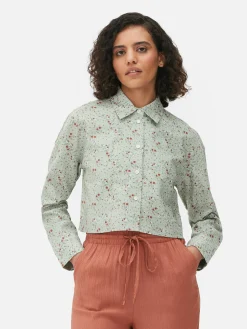 Kort Oxford-overhemd