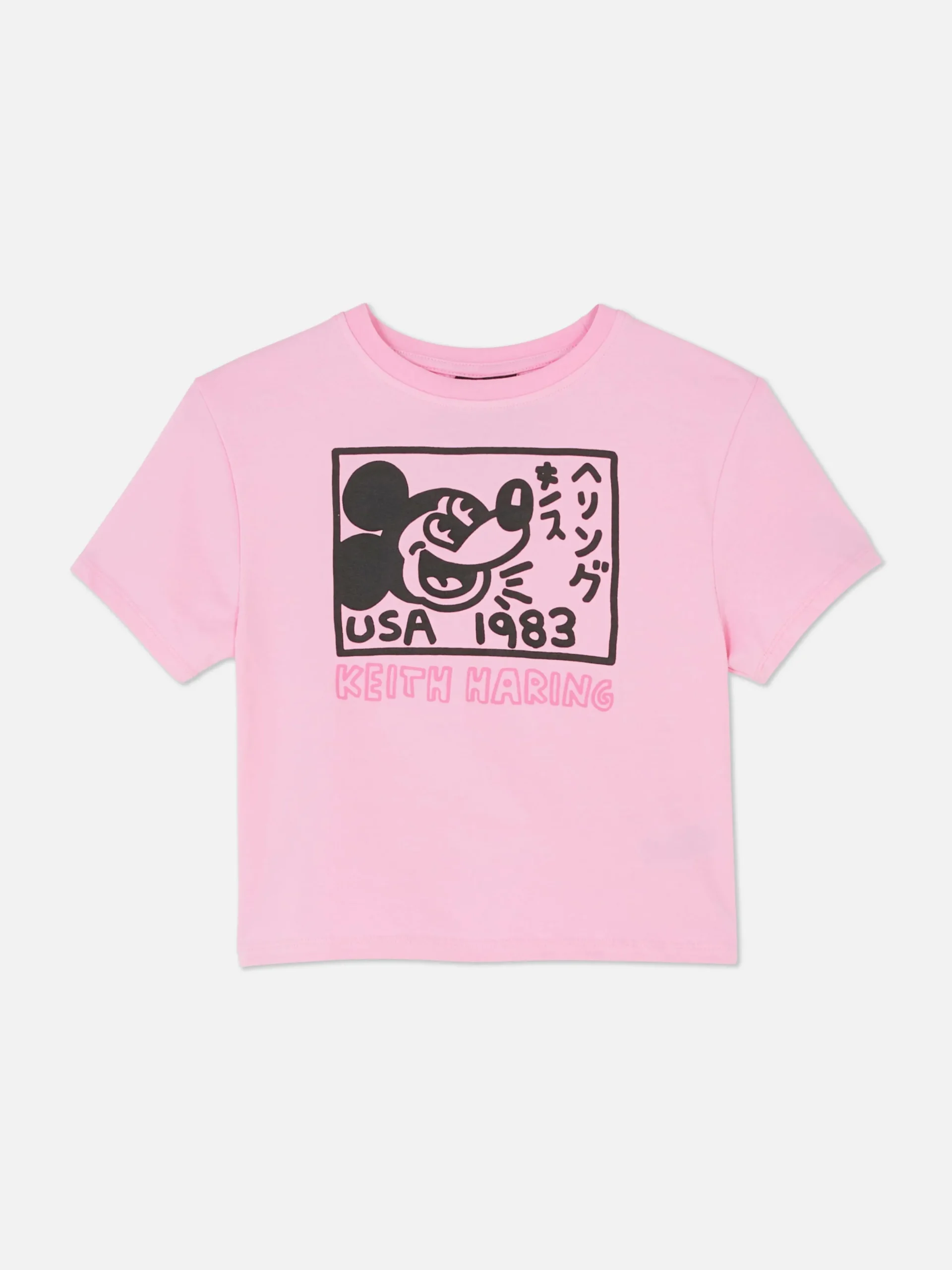Kort T-shirt Disney's Mickey Mouse X Keith Haring