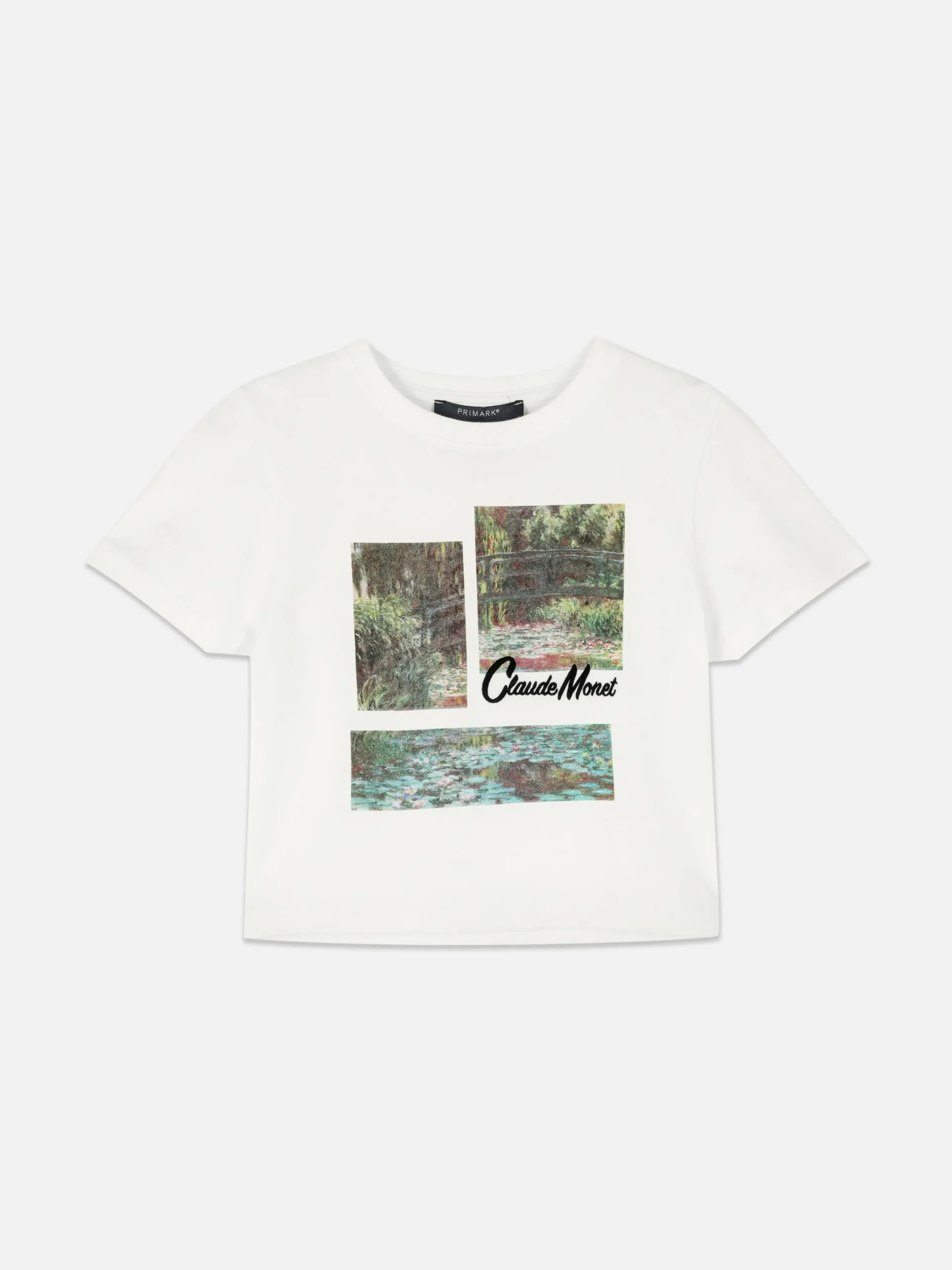 Kort T-shirt Met Print Claude Monet