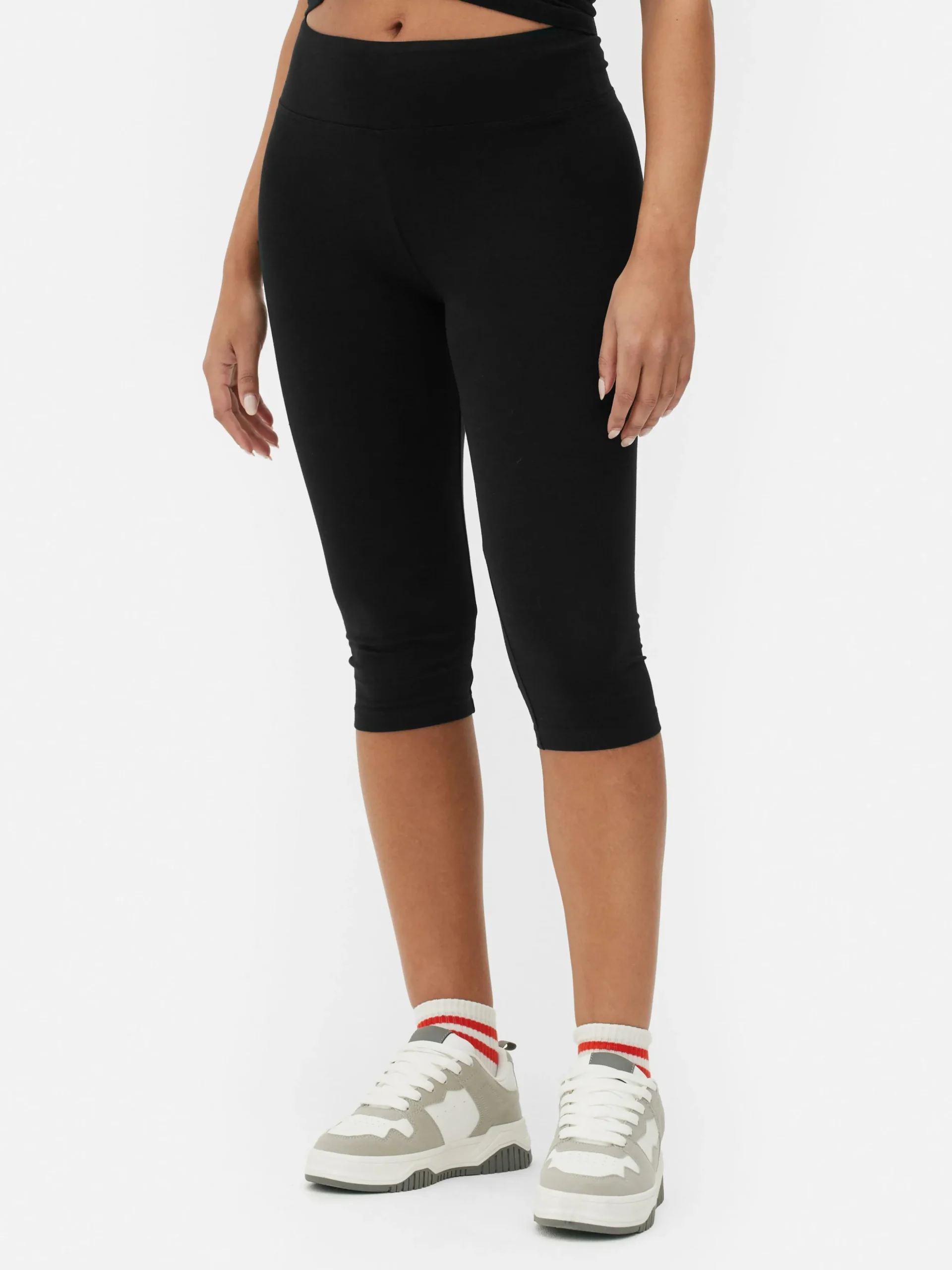 Korte Caprilegging Met Hoge Taille