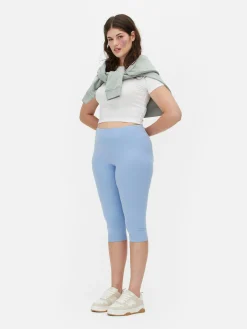 Korte Caprilegging Met Hoge Taille