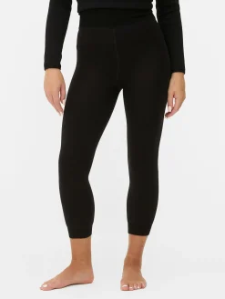 Korte Fluwelen Legging Met Pluche Voering
