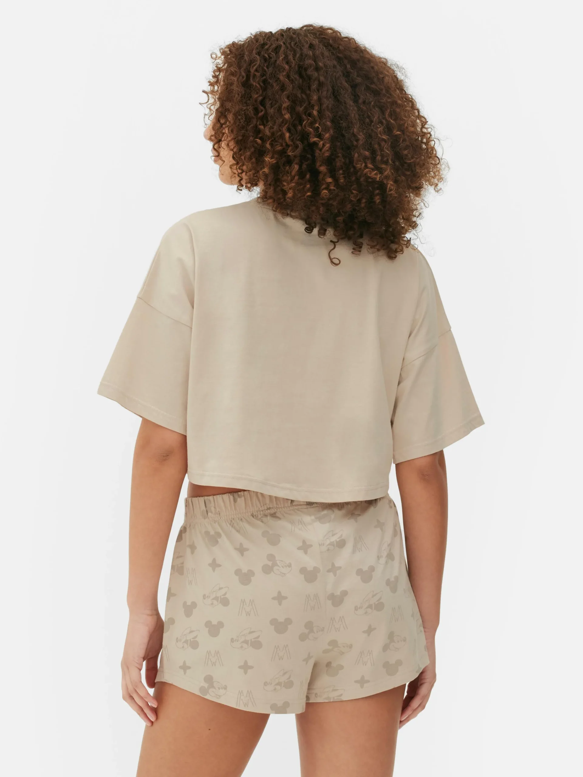 Korte Pyjama Disney's Mickey Mouse Met Stripprint
