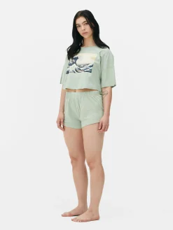 Korte Pyjama Hokusai
