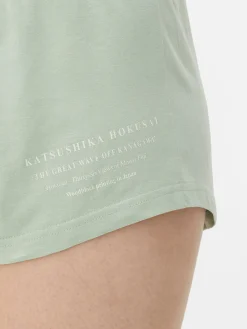 Korte Pyjama Hokusai