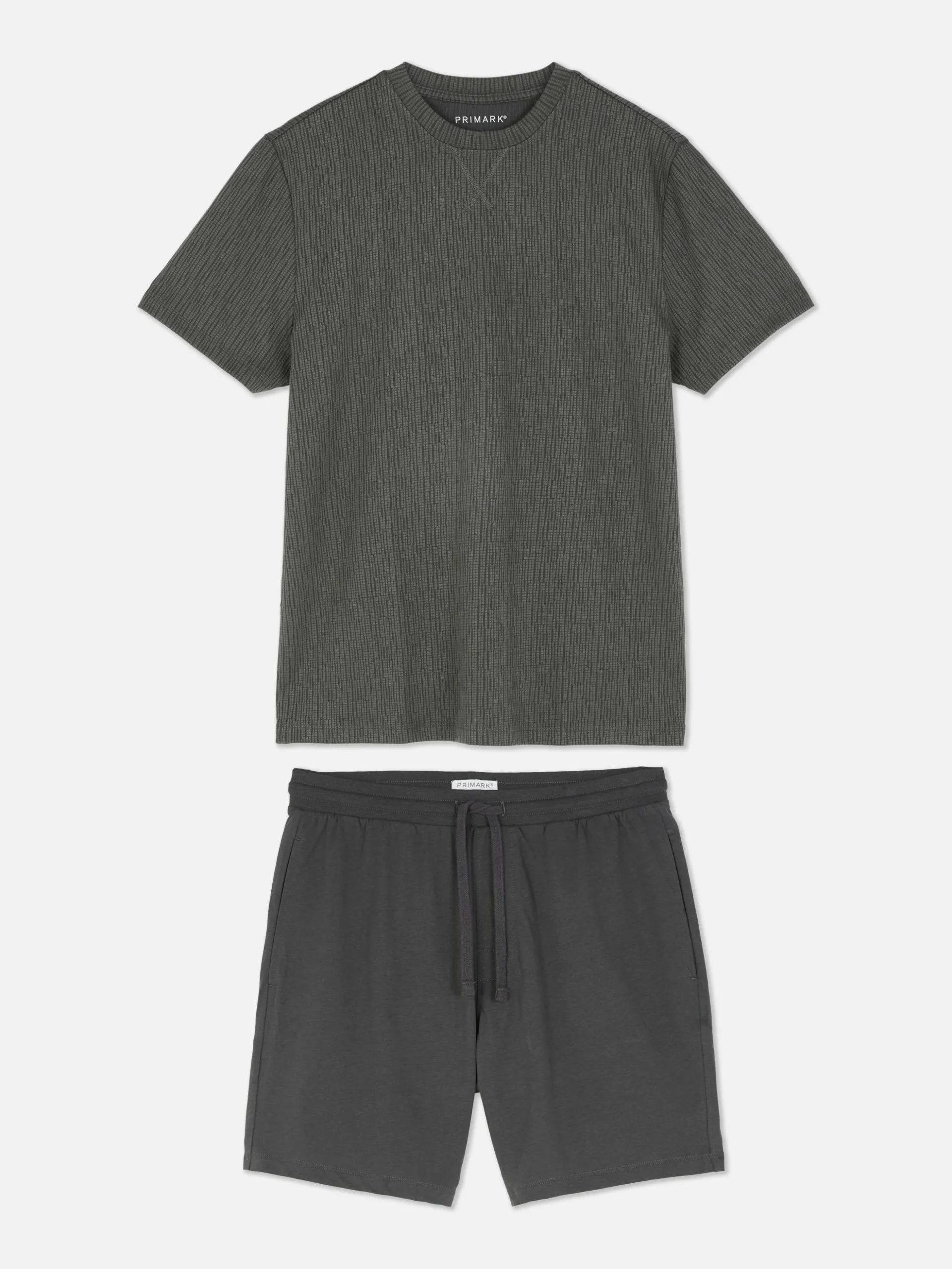 Korte Pyjama Met Textuur