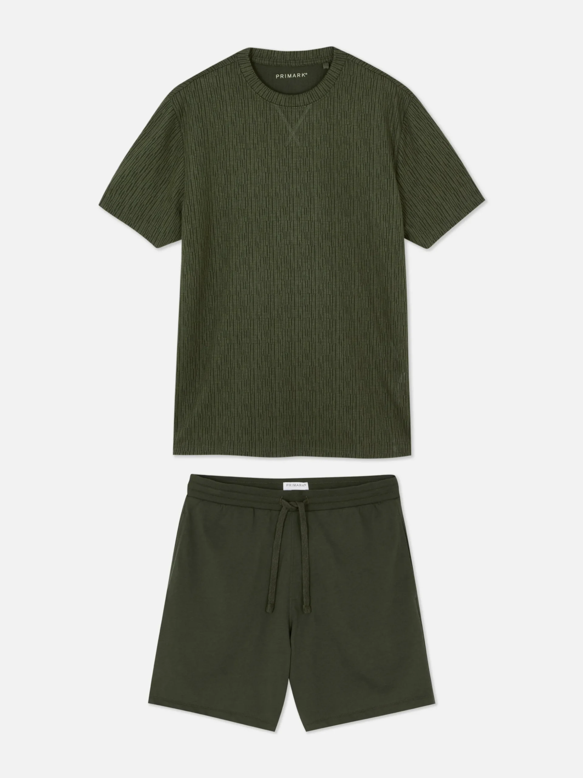 Korte Pyjama Met Textuur