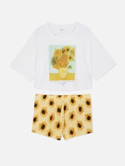 Korte Pyjama Vincent Van Gogh Zonnebloemen