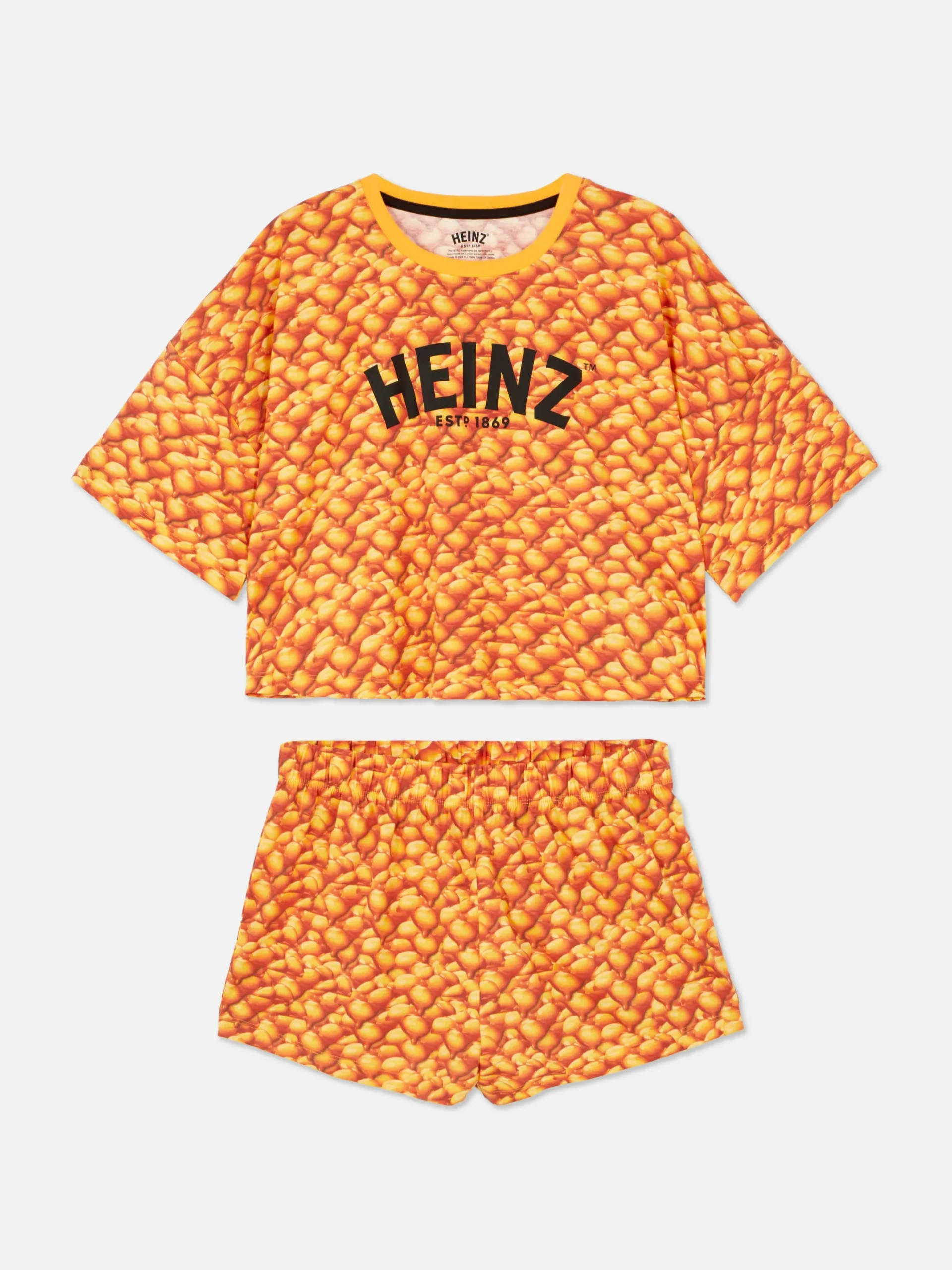 Korte Pyjamaset Met Heinz Beans-print