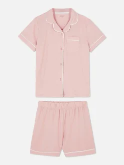 Korte Pyjamaset Met Knopen
