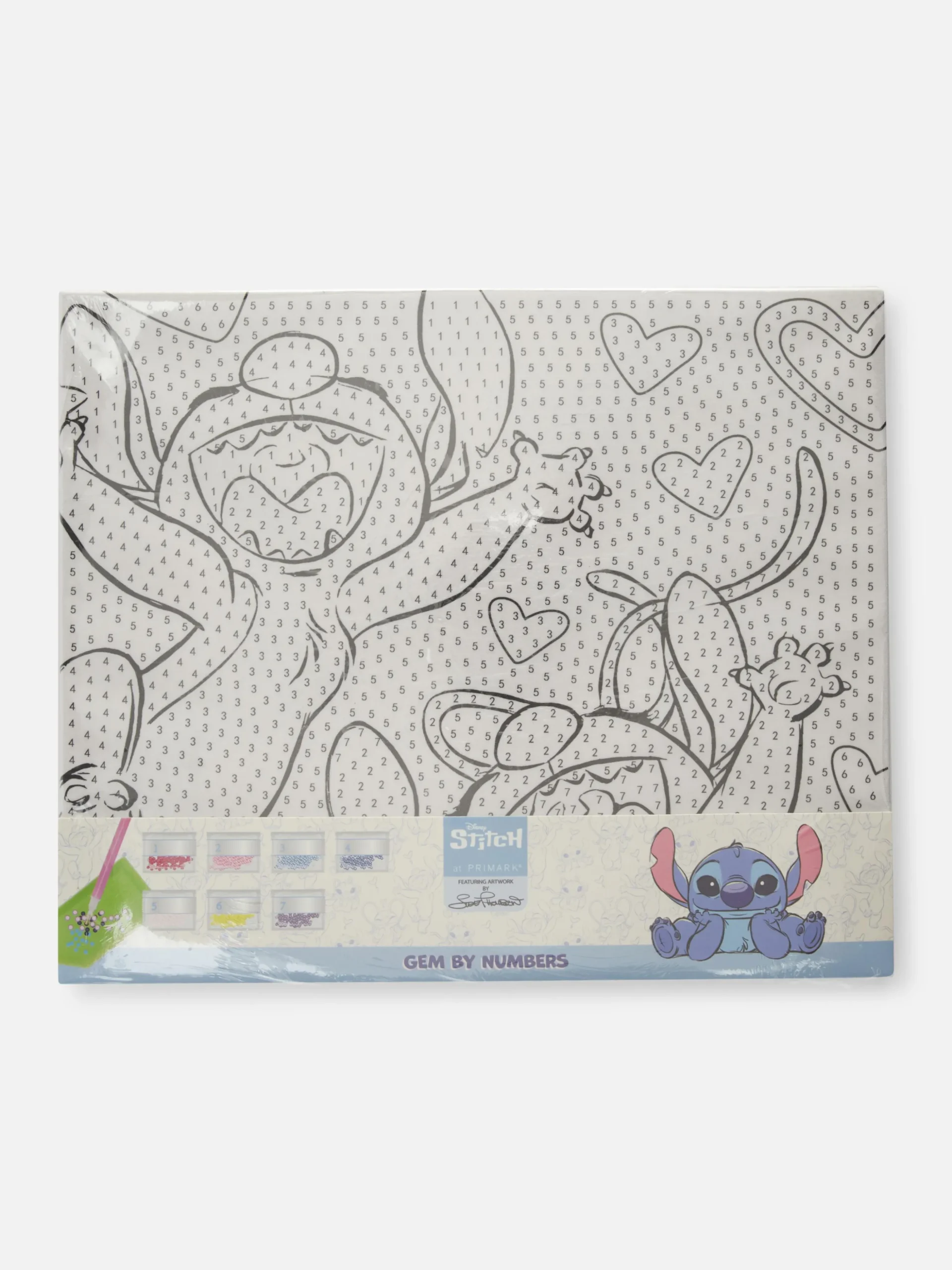 Kunstset Met Imitatie-edelstenen Disney's Stitch