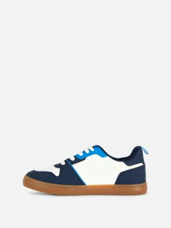 Lage Sneakers Met Kleurblokken