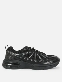 Lage Sportsneakers Met Inzetstukken