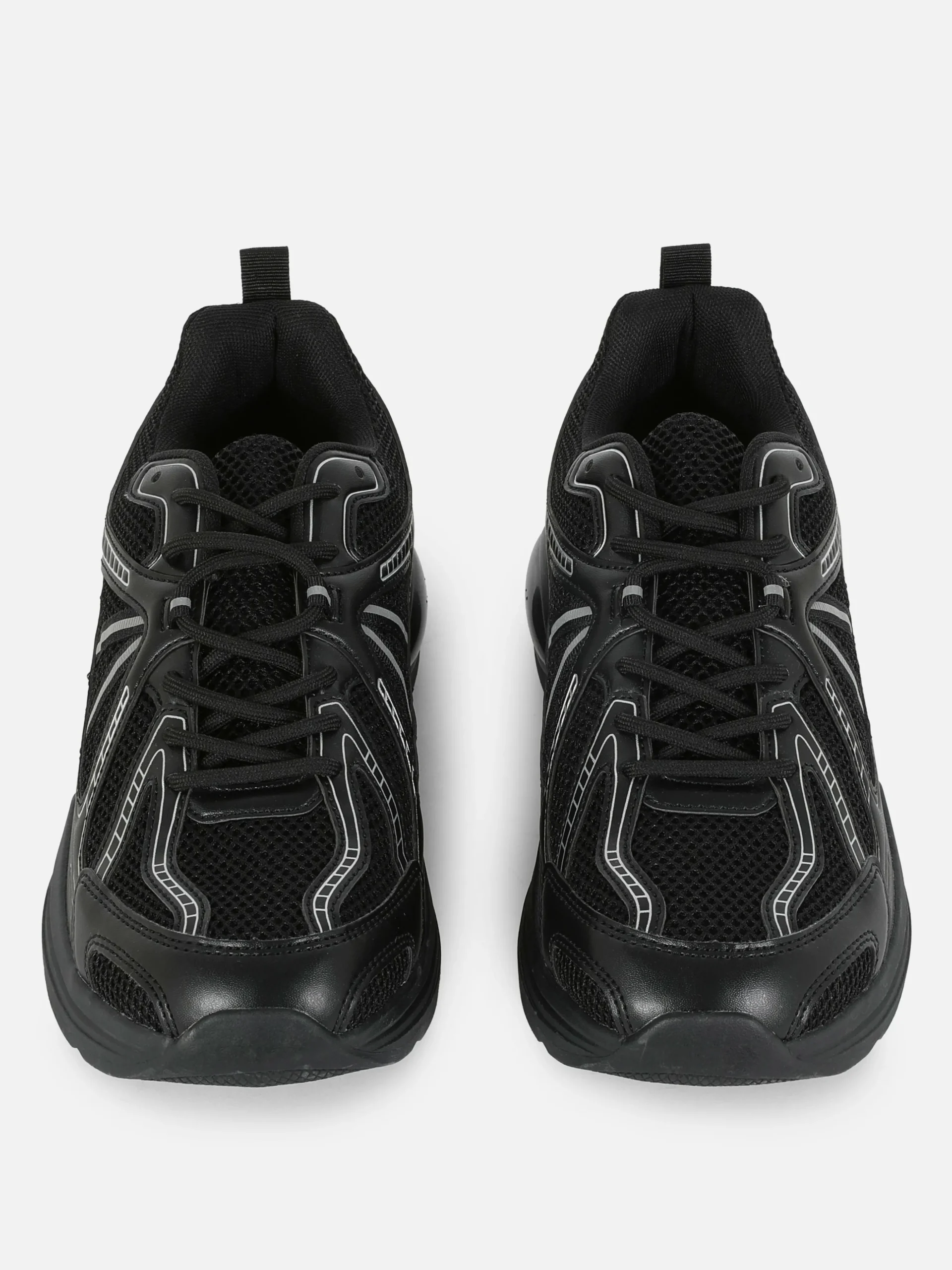 Lage Sportsneakers Met Inzetstukken