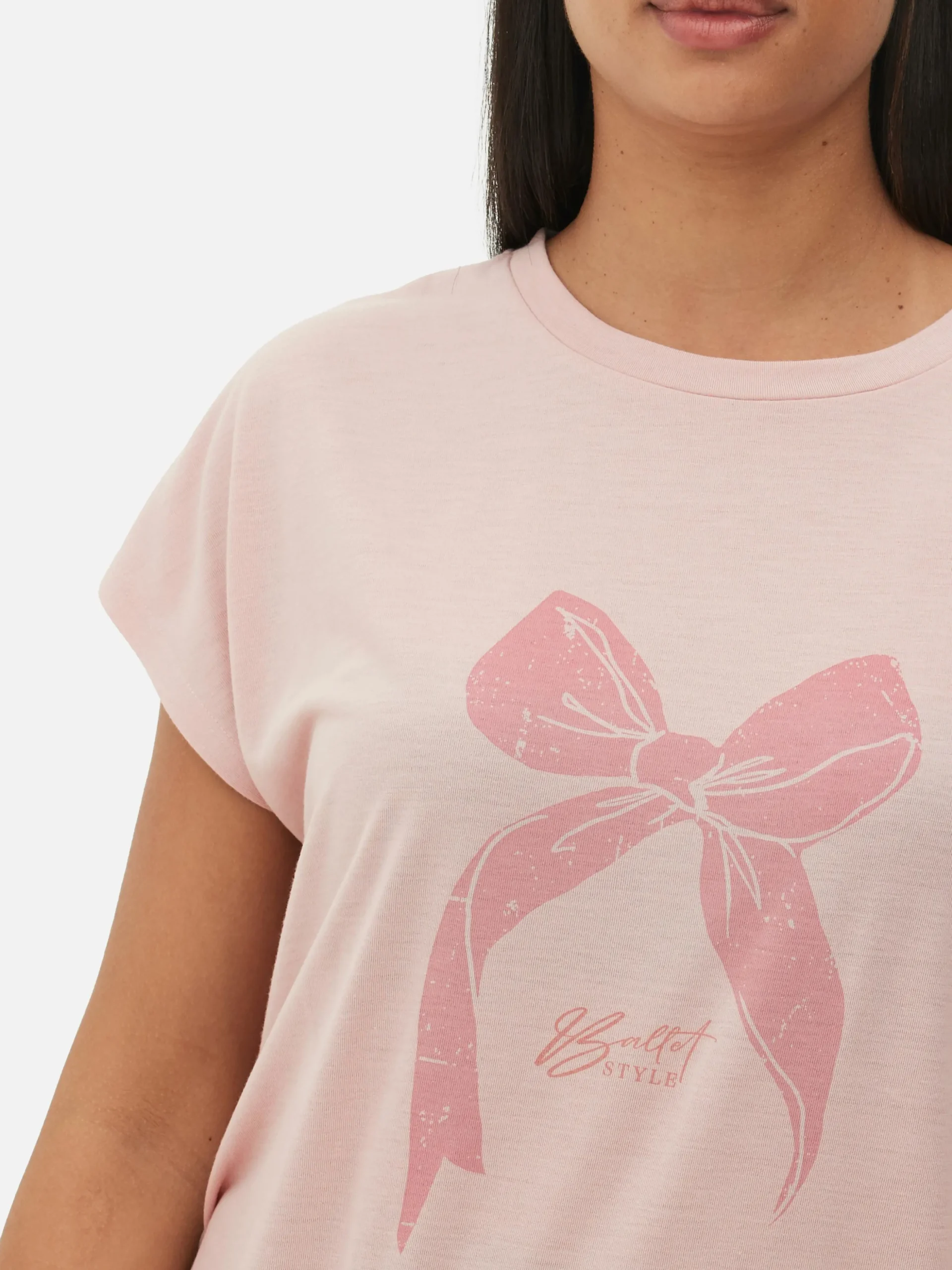 Lang T-shirt Met Ronde Hals