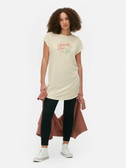 Lang T-shirt Met Ronde Hals