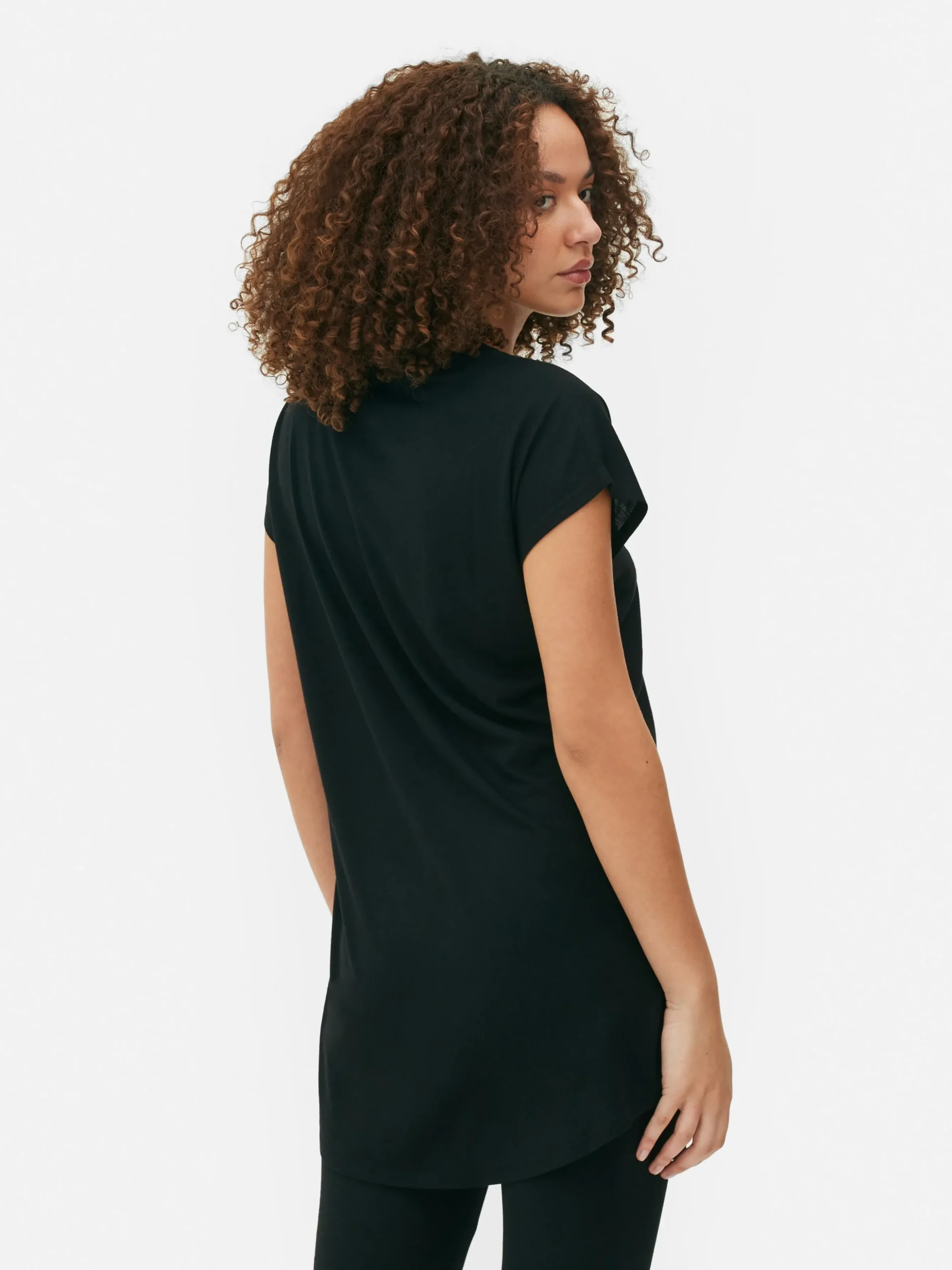 Lang T-shirt Met Ronde Hals
