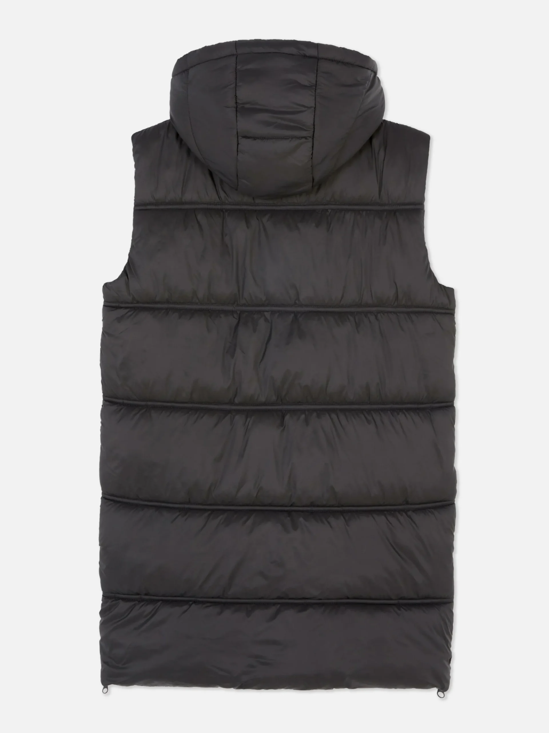 Lange Bodywarmer Met Capuchon