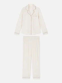 Lange Boyfriend-pyjama