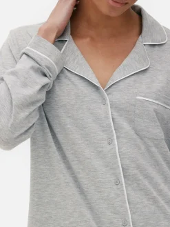Lange Boyfriend-pyjama