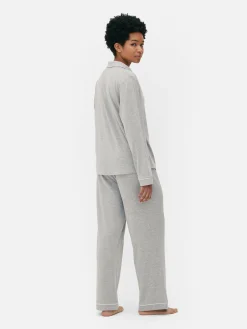 Lange Boyfriend-pyjama