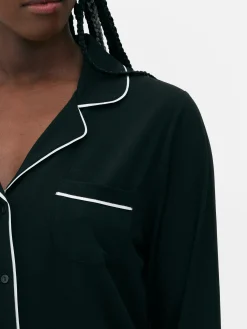Lange Boyfriend-pyjama